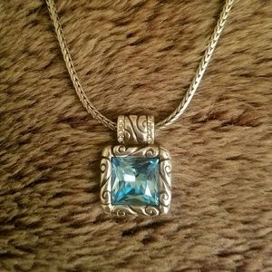 Brighton Regina Aqua Blue Necklace